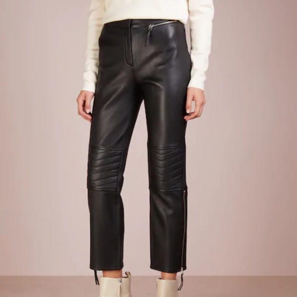 BY MALENE BIRGER black leather trousers - Picture 2 of 5
